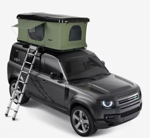 Thule Basin hardshell daktent zwart - Gebruikt, Ophalen, Zo goed als nieuw, Tot en met 2