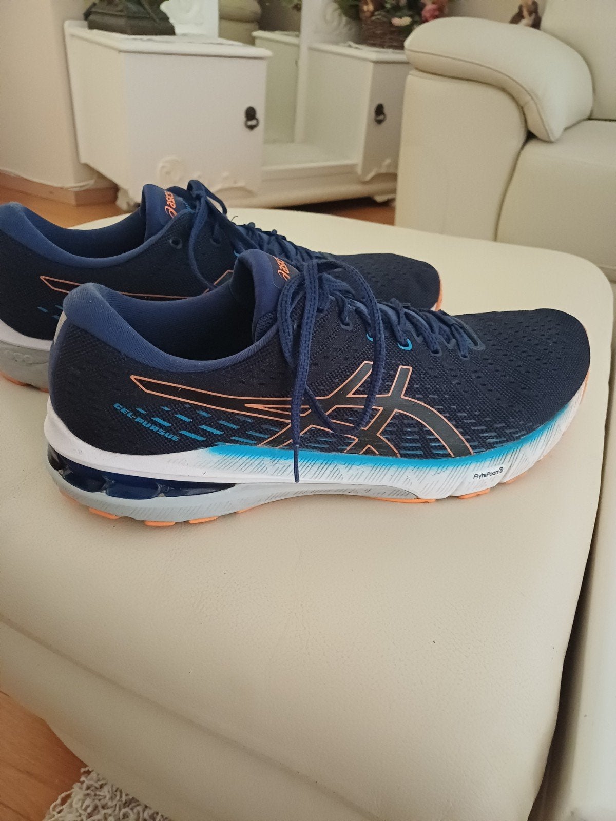 Asics maat 49, Blauw, Sportschoenen, Ophalen of Verzenden, Zo goed als nieuw