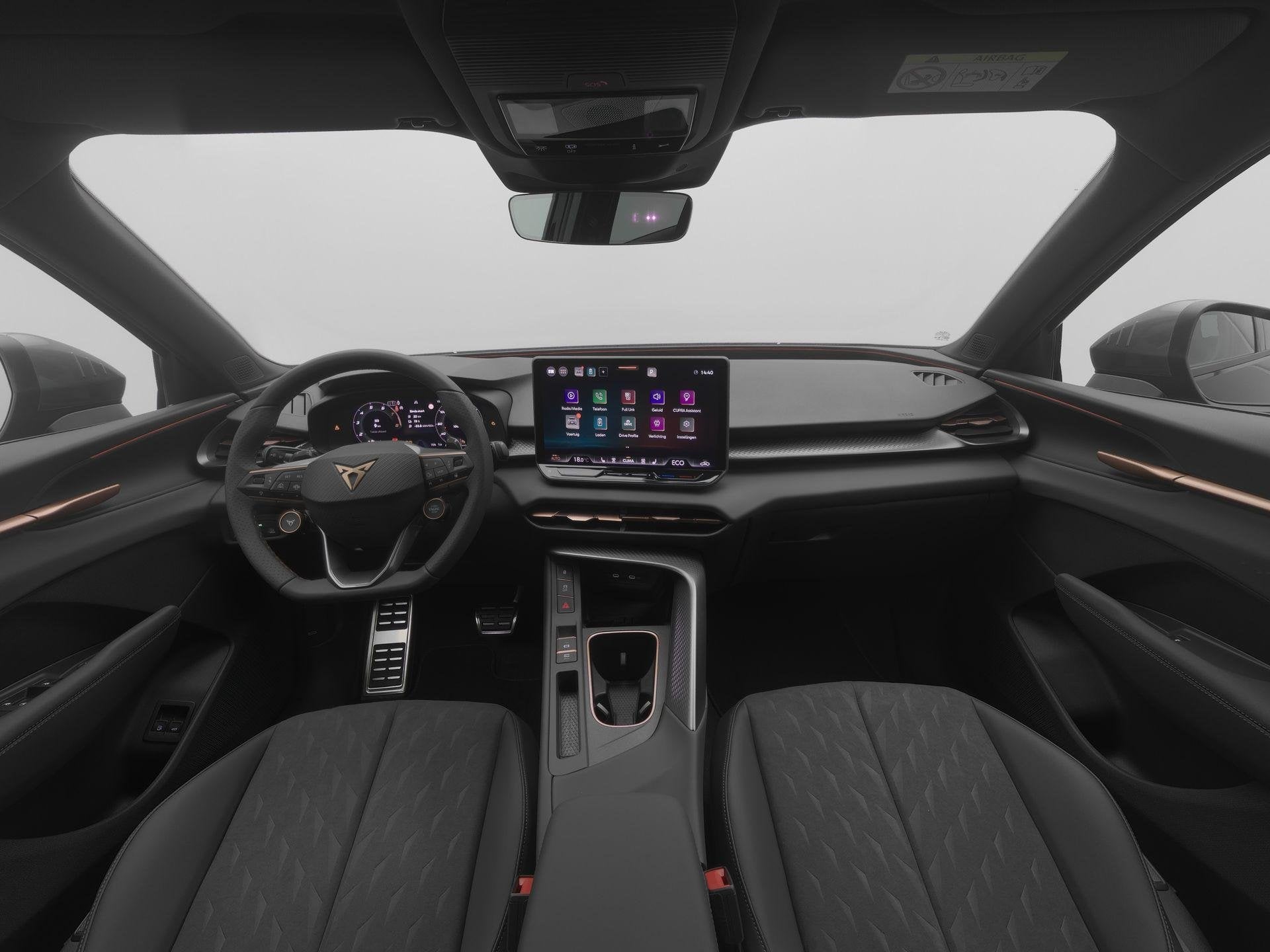 CUPRA Terramar 1.5 TSI e-Hybrid 204PK Business Limited | Tre, 1798 kg, 4 cilinders, Alcantara, Zwart