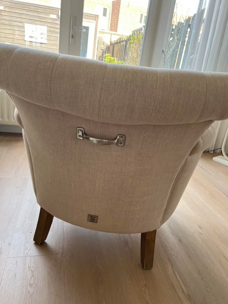 Riviera maison fauteuil, Huis en Inrichting, Ophalen of Verzenden, Zo goed als nieuw, Eén
