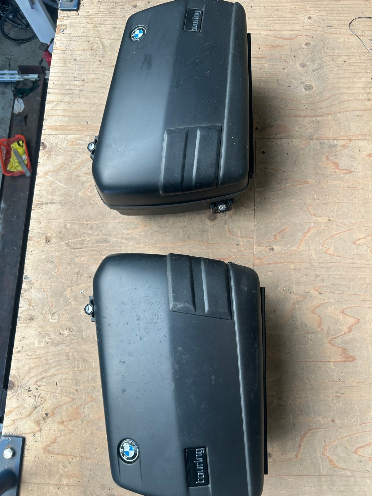BMW Systeem Koffers K75/K100/K1100 en R serie, gelijksluiten, Ophalen, Gebruikt