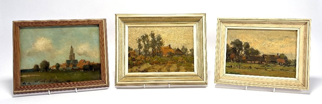 809. Olieverfschilderijen, 20e eeuw, Antiek en Kunst, Ophalen of Verzenden