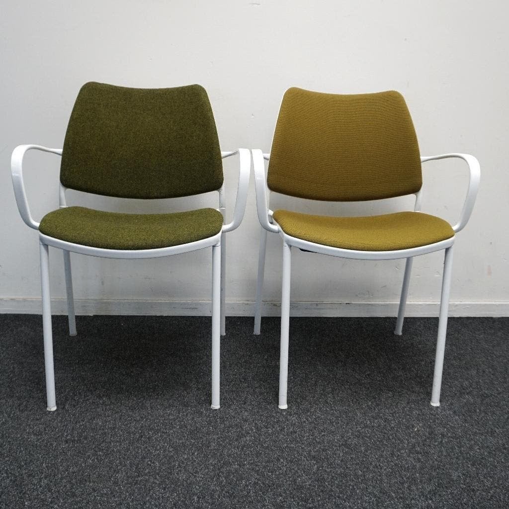Stua Gas design Stoelen | Vergaderstoelen | Wit Aluminium, Gebruikt, Overige kleuren, -, Ophalen of Verzenden