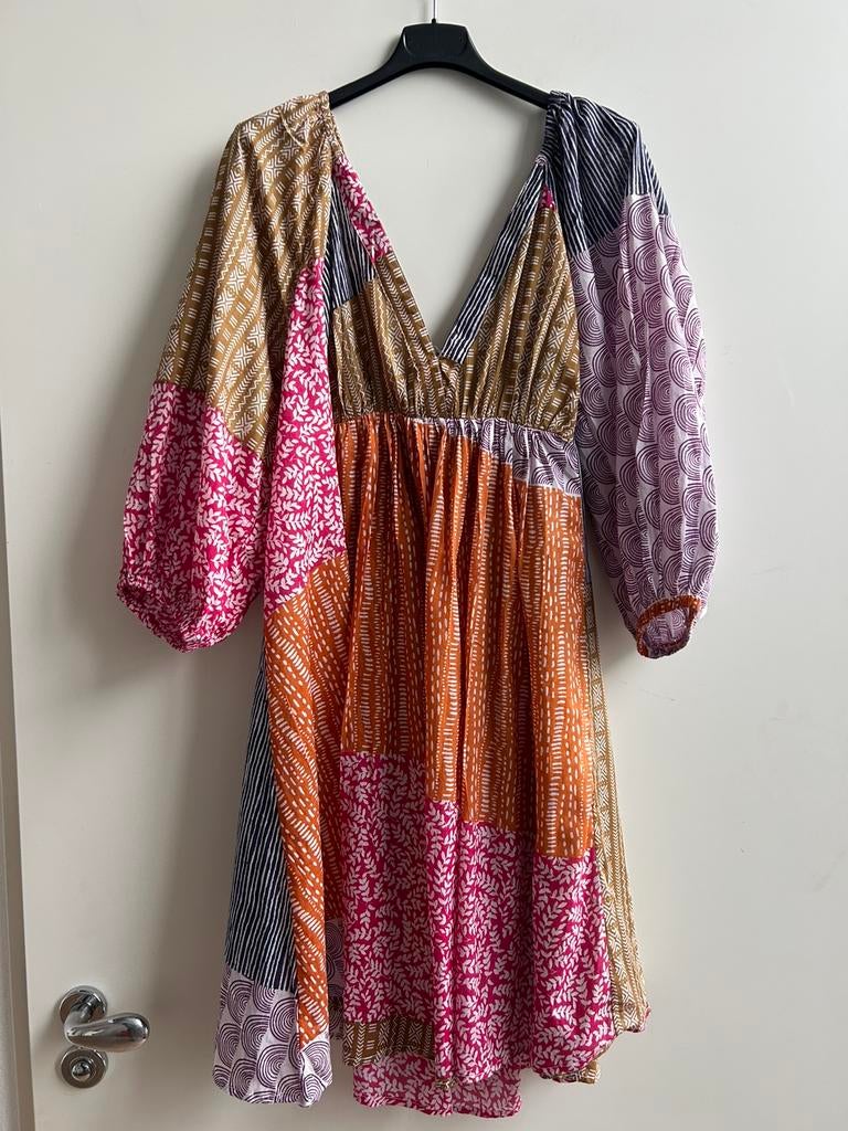 GOLD AND SILVER jurkje Ibizastyle mt TU, Kleding | Dames, -, Verzenden, Parijs, Nieuw