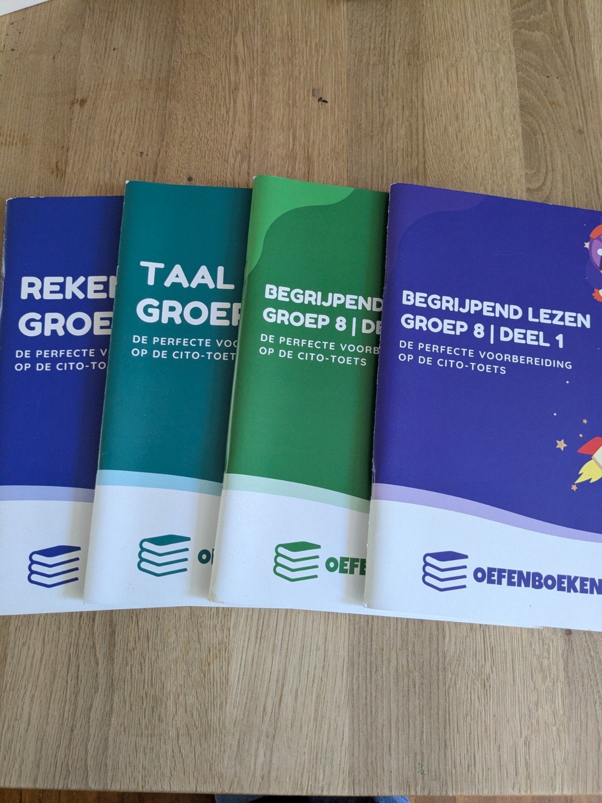 Oefenboeken CITO Groep 8: Rekenen, Taal, Begrijpend Lezen, Ophalen, Overige vakken, Oefenboeken.nl, Zo goed als nieuw