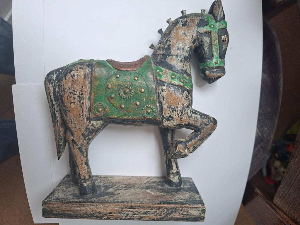 Houten paard antiek., Ophalen of Verzenden, Dier