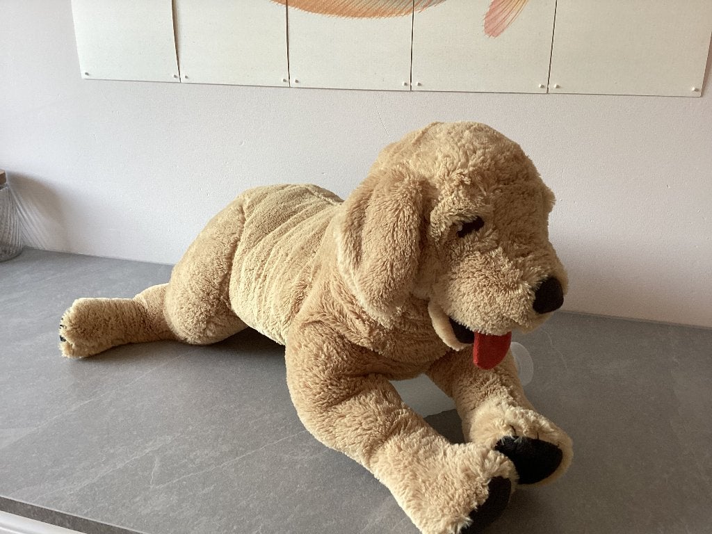 Grote knuffel hond IKEA, Ophalen, IKEA, Hond, Zo goed als nieuw