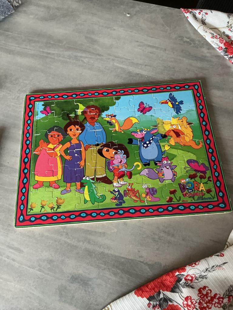Dora the Explorer puzzel voor kinderen, Ophalen of Verzenden, 10 tot 50 stukjes, Gebruikt, 2 tot 4 jaar
