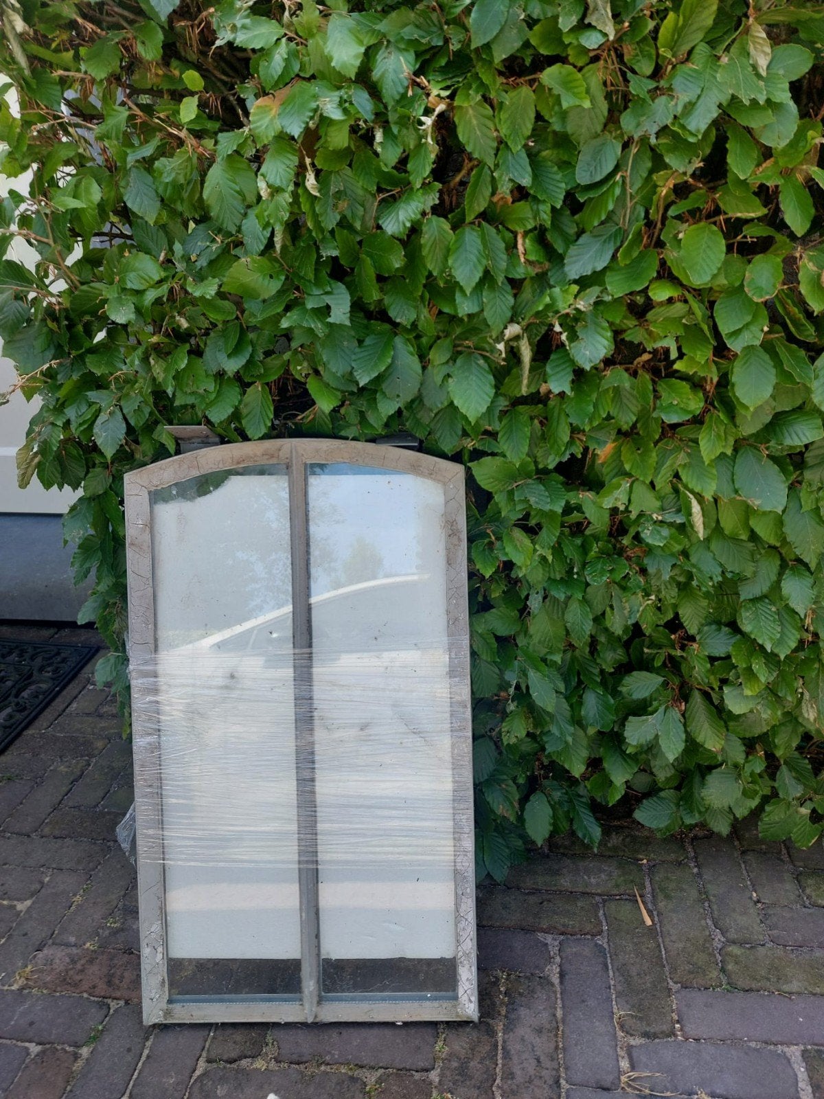 Nostalgisch stalen dakraam dubbelglas, Ophalen, Gebruikt, Minder dan 80 cm, Minder dan 80 cm