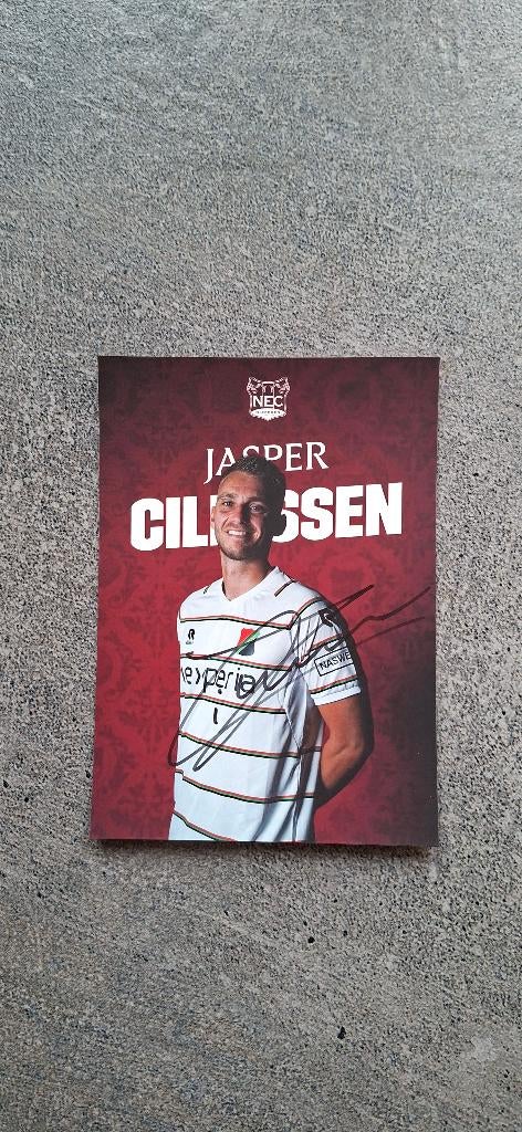 Spelerskaart met handtekening; Jasper Cillessen # NEC 25/26, Verzamelen, Sportartikelen en Voetbal, Nieuw, Spelerskaart, Overige binnenlandse clubs