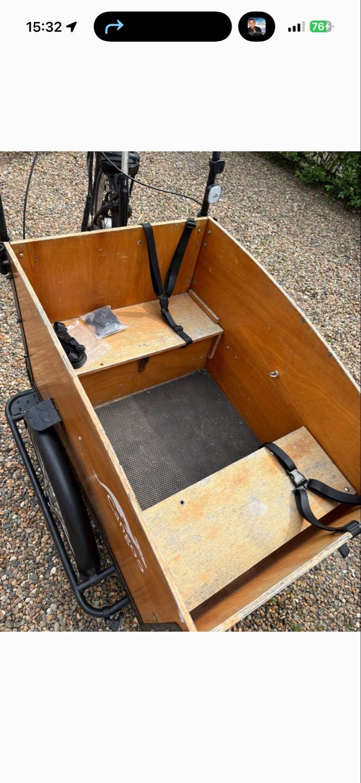 Elektrische Bakfiets, Fietsen en Brommers, Fietsen | Bakfietsen, Gebruikt, Elektrisch, 2 kinderen, Ophalen