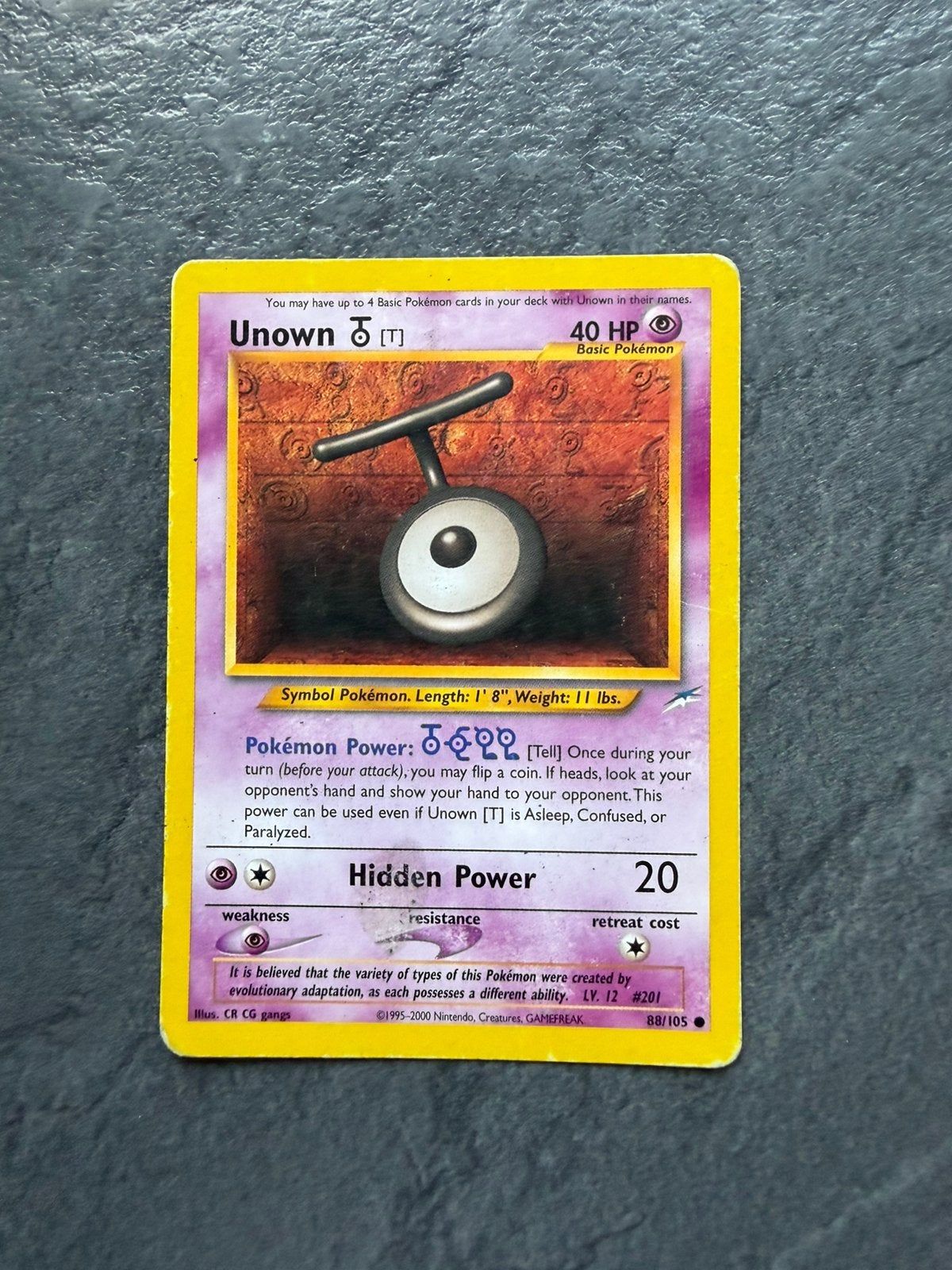 Unown, Ophalen of Verzenden, Zo goed als nieuw