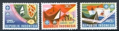 Indonesie 1977 - ZBL875-877 - Scouting, Ophalen of Verzenden, Postfris, Zuidoost-Azië