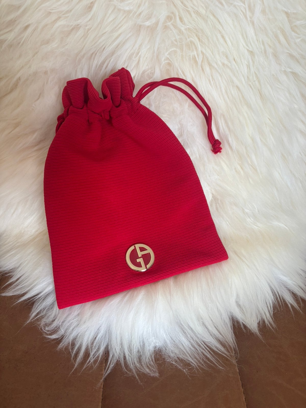 Georgio Armani Pouch rood, Ophalen of Verzenden, Nieuw, Rood, Softcase