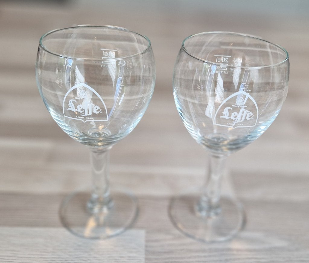 Proefglazen Leffe 20 cl, Ophalen of Verzenden, Nieuw, Glas of Glazen, Overige merken