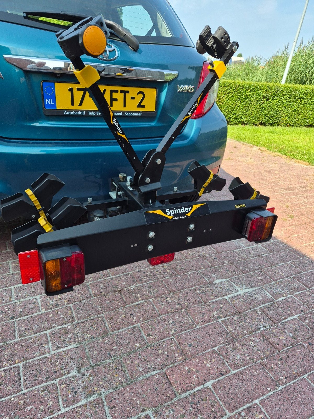 Spinder Hawk Trekhaak Fietsendrager - Zo goed als nieuw, Auto diversen, Fietsendragers, Ophalen, Zo goed als nieuw, 2 fietsen