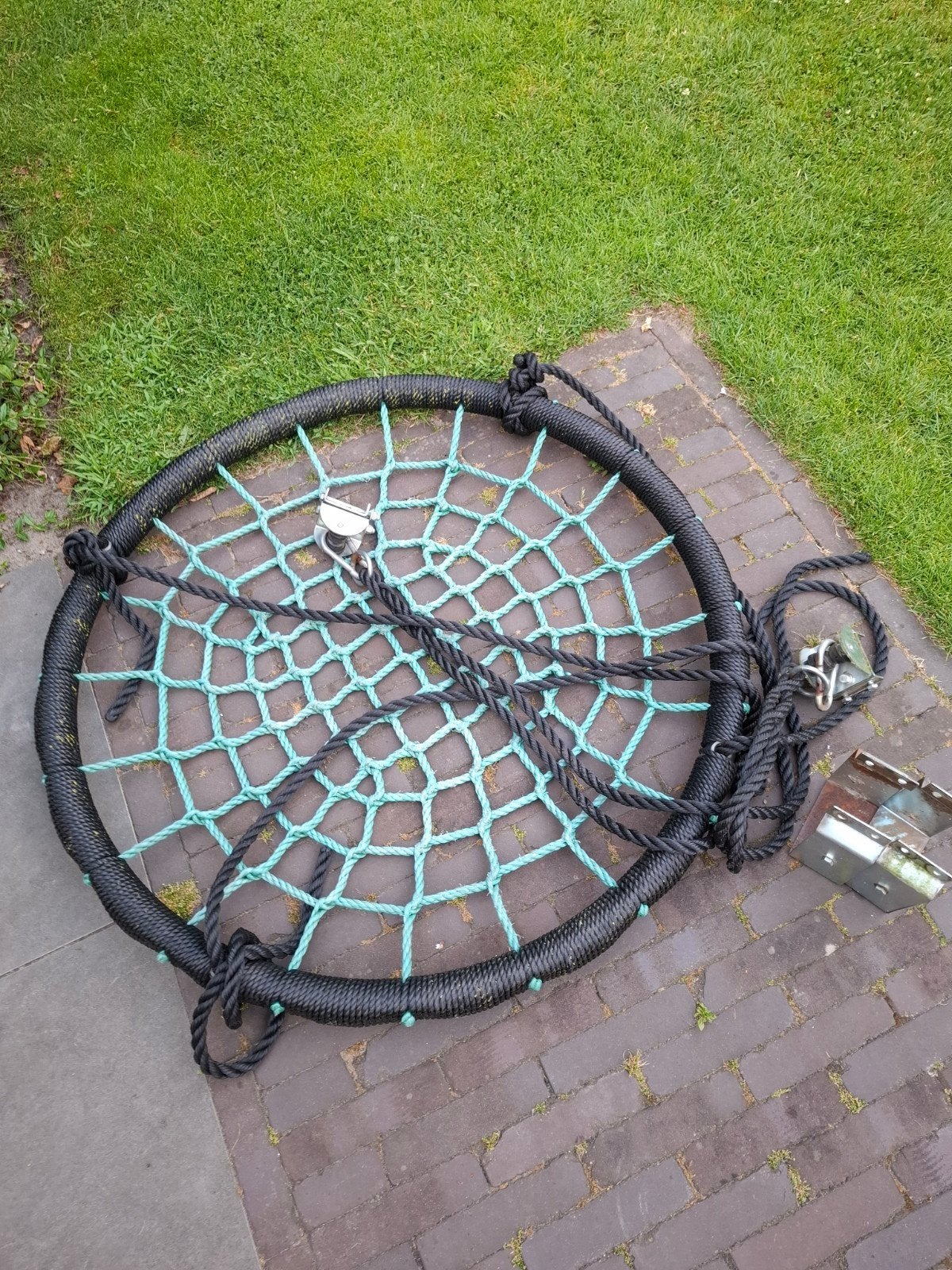 Mandschommel, Ophalen, Gebruikt, Schommel