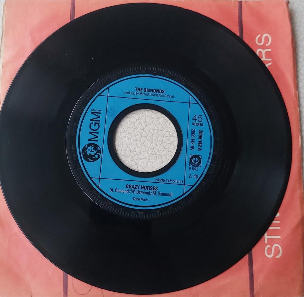 The Osmonds - Crazy Horses / That's My Girl (Single), Ophalen of Verzenden
