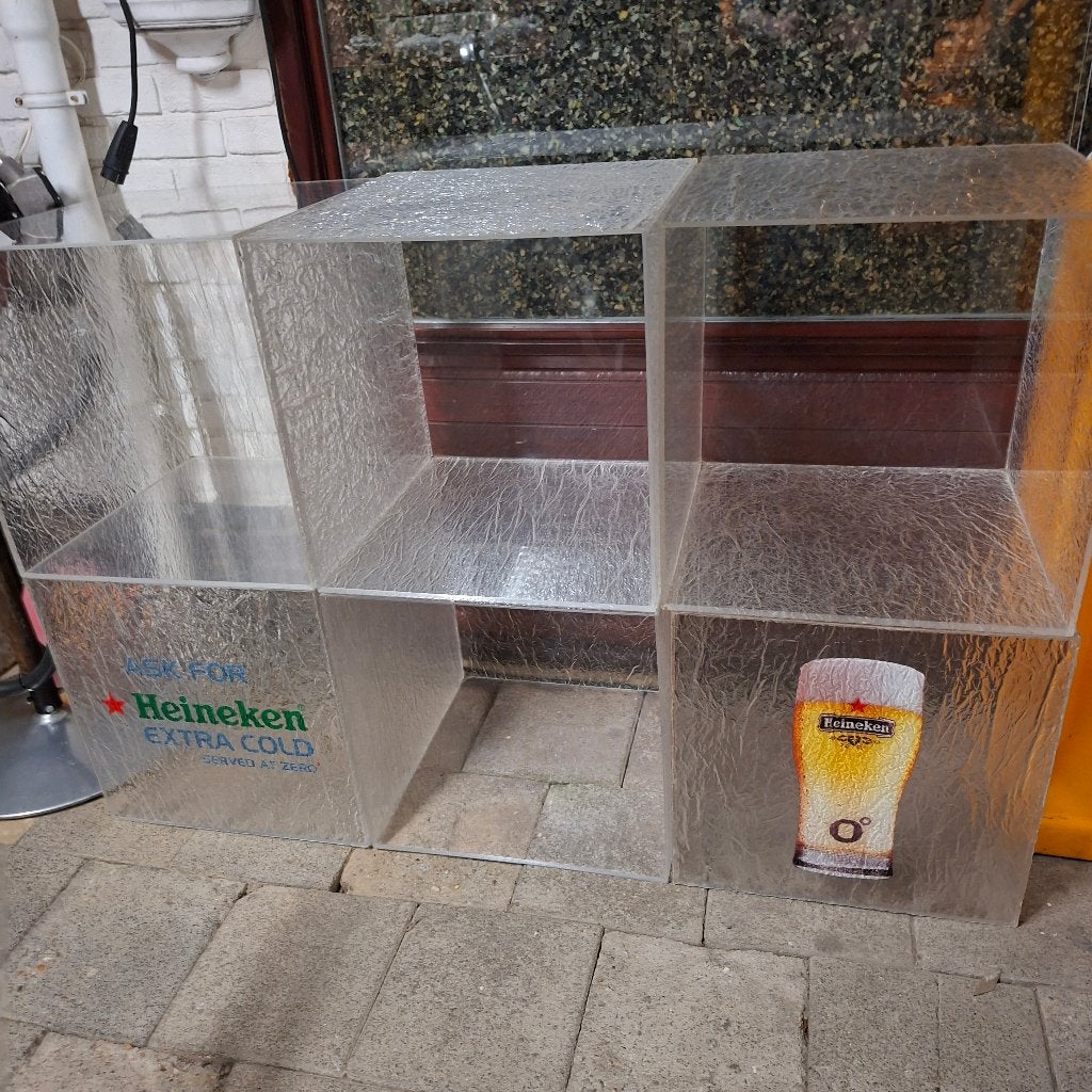 Opberg blokken display Heineken bier, Ophalen, Gebruikt, Gebruiksvoorwerp