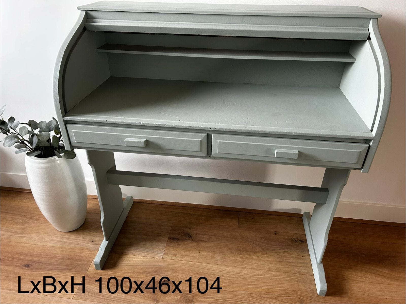 Vintage Bureau / secretariaat - 100x46x104 (lxbxh), Ophalen, Gebruikt