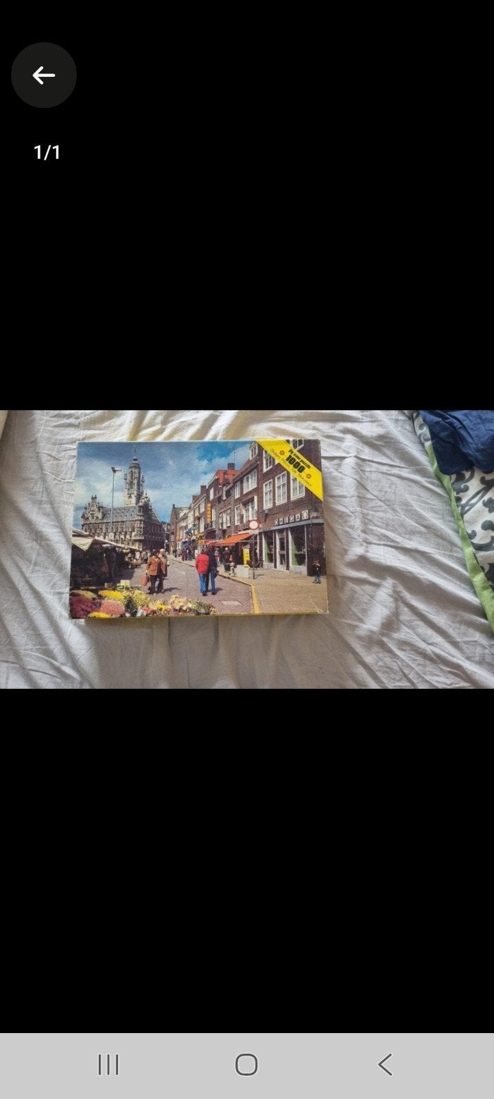 Middelburg Legpuzzel 1000 Stukjes - Compleet & Goede Staat, Ophalen of Verzenden, 500 t/m 1500 stukjes, Gebruikt, Legpuzzel