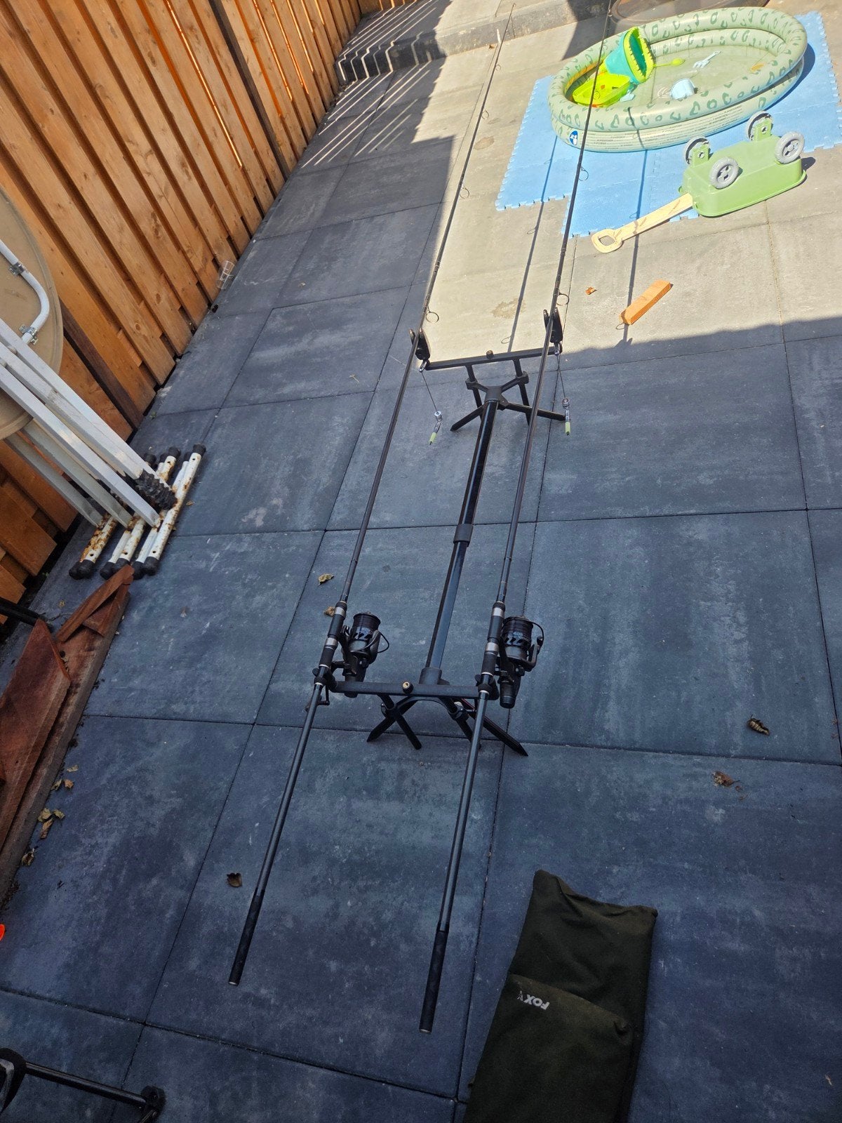 Complete karperhengelset met rodpod en molens, Ophalen of Verzenden