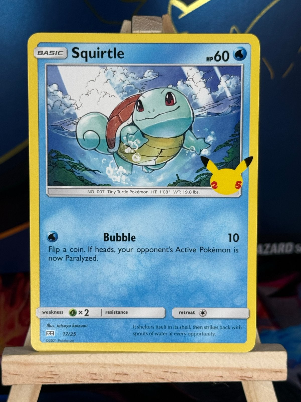 Squirtle #17 | Pokemon McDonalds 2021, Ophalen of Verzenden, Zo goed als nieuw, Losse kaart
