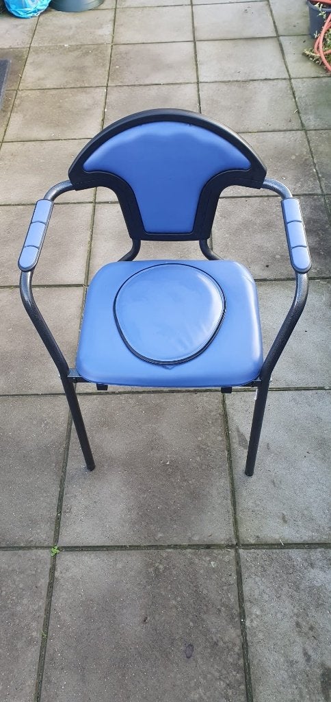 Toiletstoel/Postoel - Nuance - Blauw, Ophalen, Zo goed als nieuw