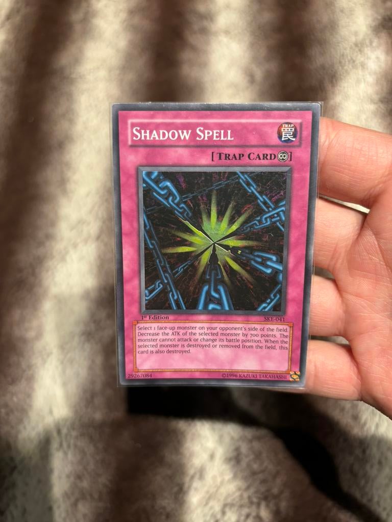 Yugioh SKE shadow spell, Ophalen of Verzenden, Zo goed als nieuw