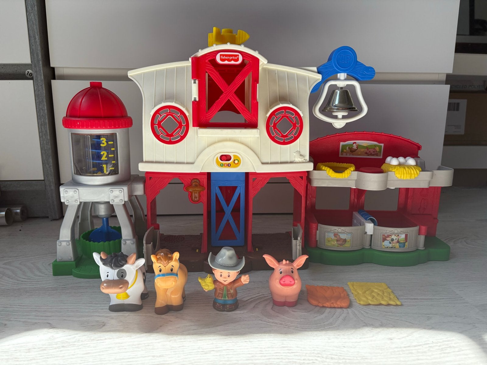 Fisher-Price Little People Boerderij Speelset met Geluid, Ophalen of Verzenden, Zo goed als nieuw, Speelset, Met geluid