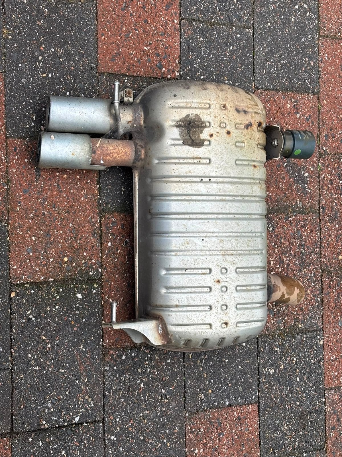 BMW 3-serie E90 E91 E92 E93 Uitlaat Demper Achter, Ophalen, Gebruikt, BMW