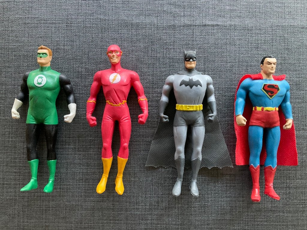 DC Comics Figuren ... 4 stuks, Ophalen, Zo goed als nieuw