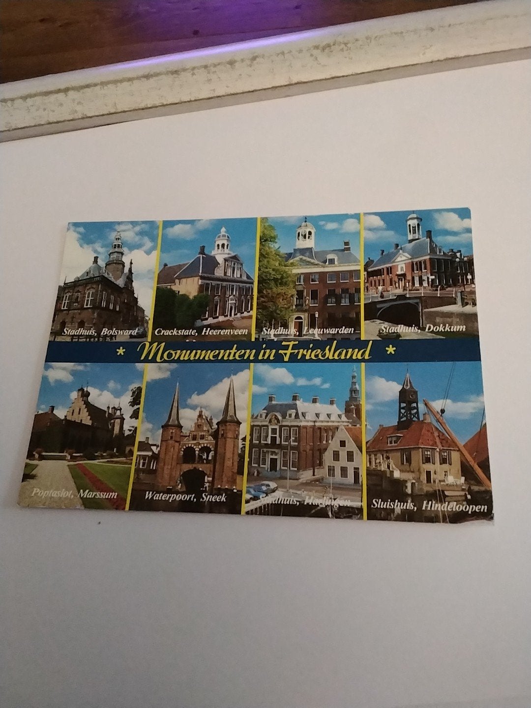 Ansichtkaart Monumenten in Friesland, Ophalen of Verzenden