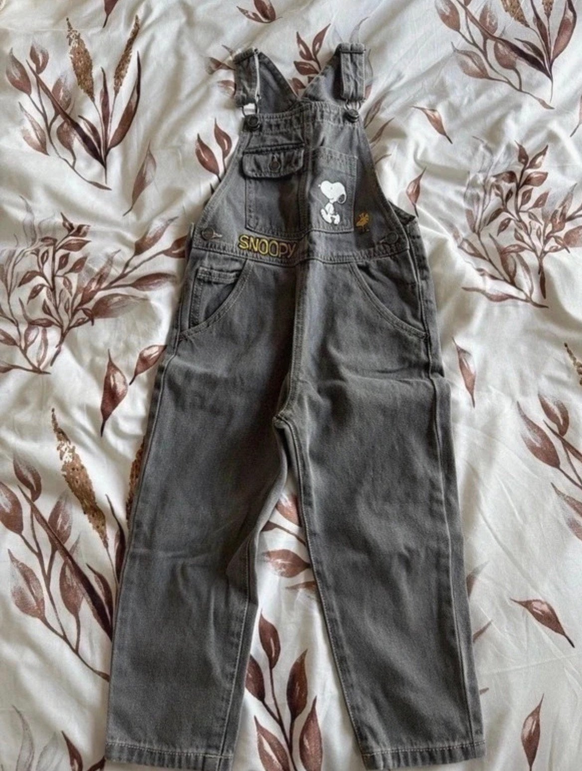 Snoopy tuinbroek, Kinderen en Baby's, Ophalen of Verzenden, Zo goed als nieuw, Jongen of Meisje, Broek