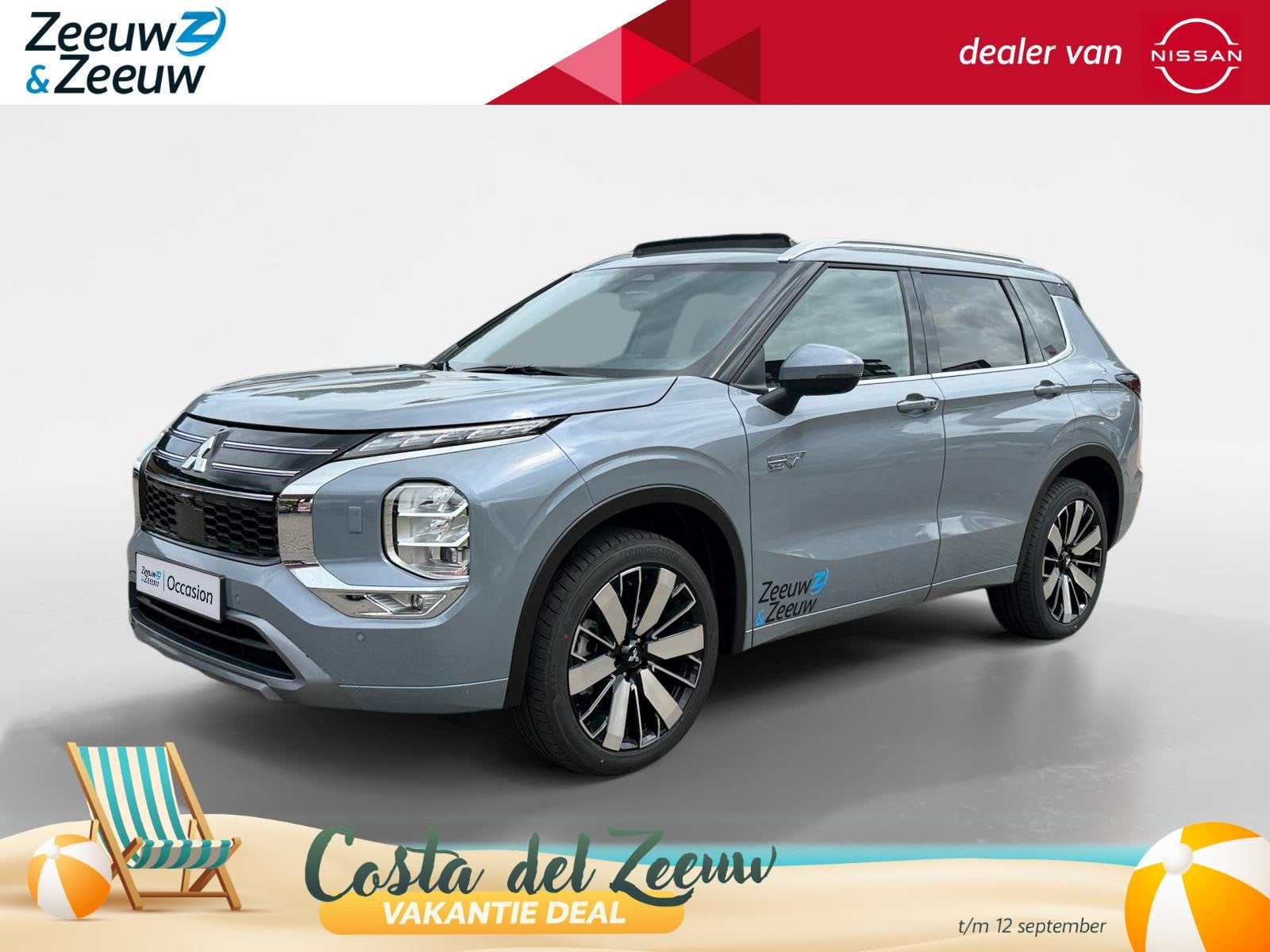 Mitsubishi Outlander 2.4 PHEV Instyle | RIJDEND VOERTUIG | K, Auto's, Mitsubishi, Bedrijf, Te koop, Outlander, 360° camera, 4x4
