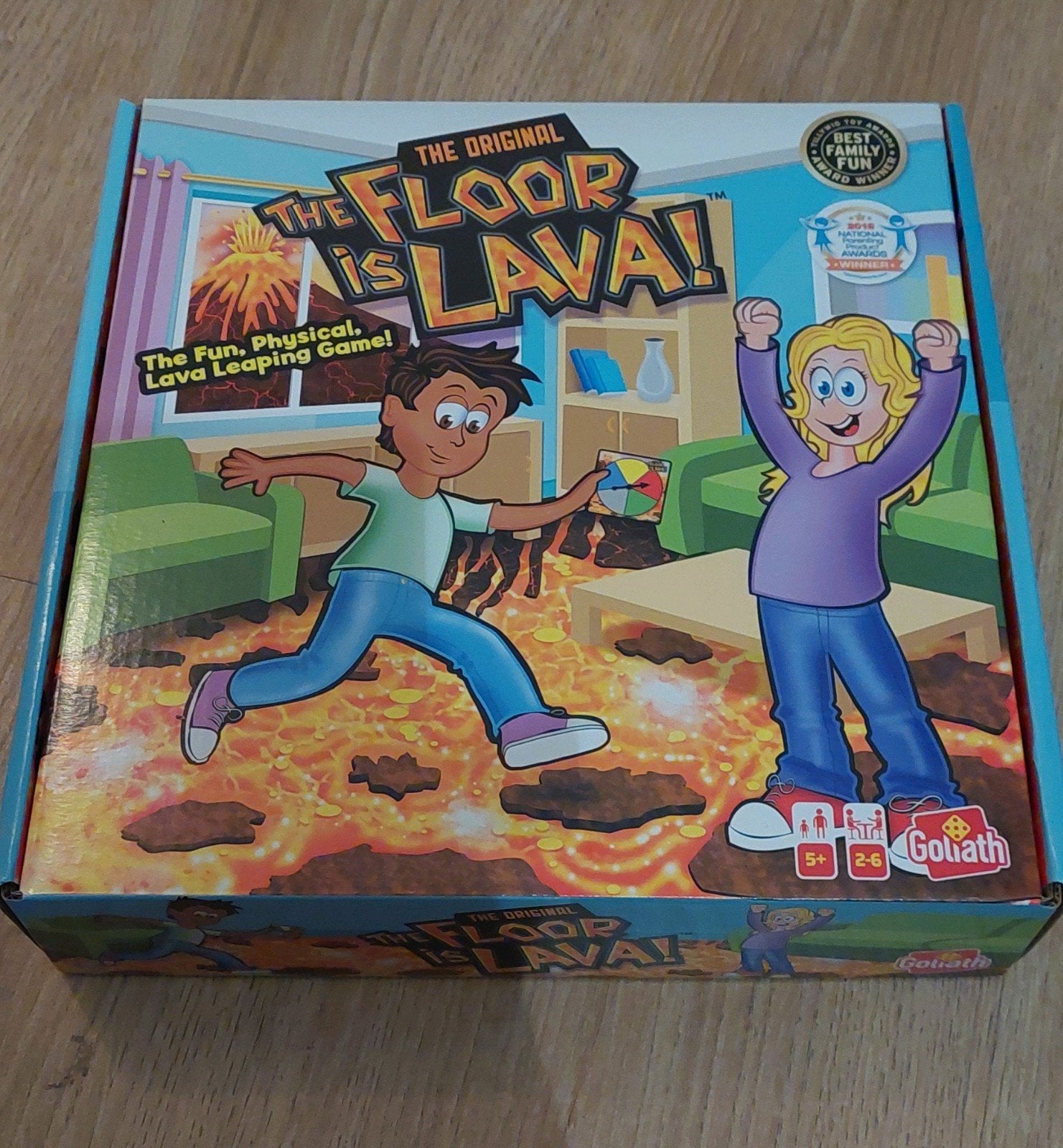 spel "the floor is lava" van goliath,  zgan, Ophalen of Verzenden, Zo goed als nieuw, Jongen of Meisje