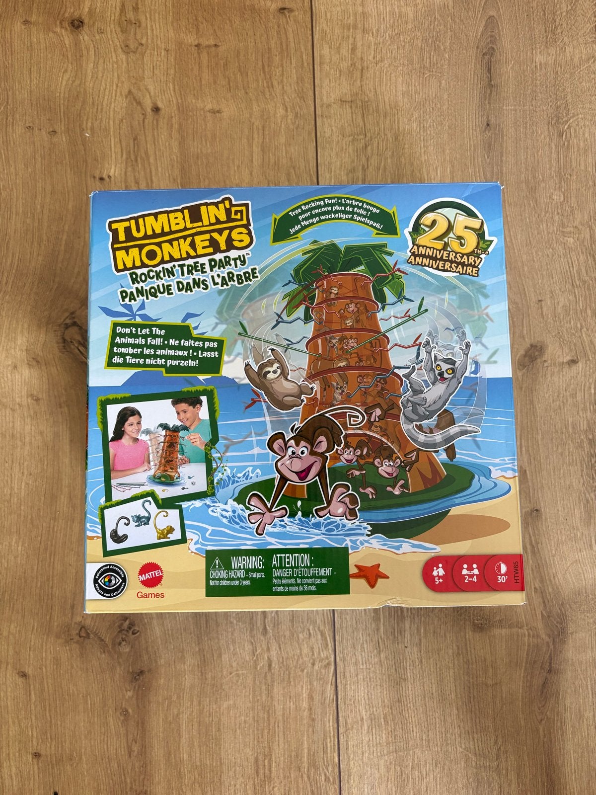 Tumbling Monkeys: Rockin' Tree Party - Mattel Spel, Drie of vier spelers, Ophalen of Verzenden, Zo goed als nieuw