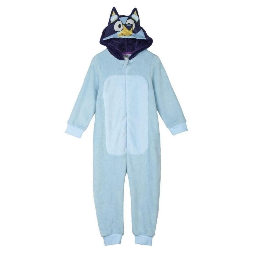 Bluey Fleece Onesie - Maat 92 - 98 - 110, Nacht- of Onderkleding, Bluey, Jongen of Meisje, Nieuw