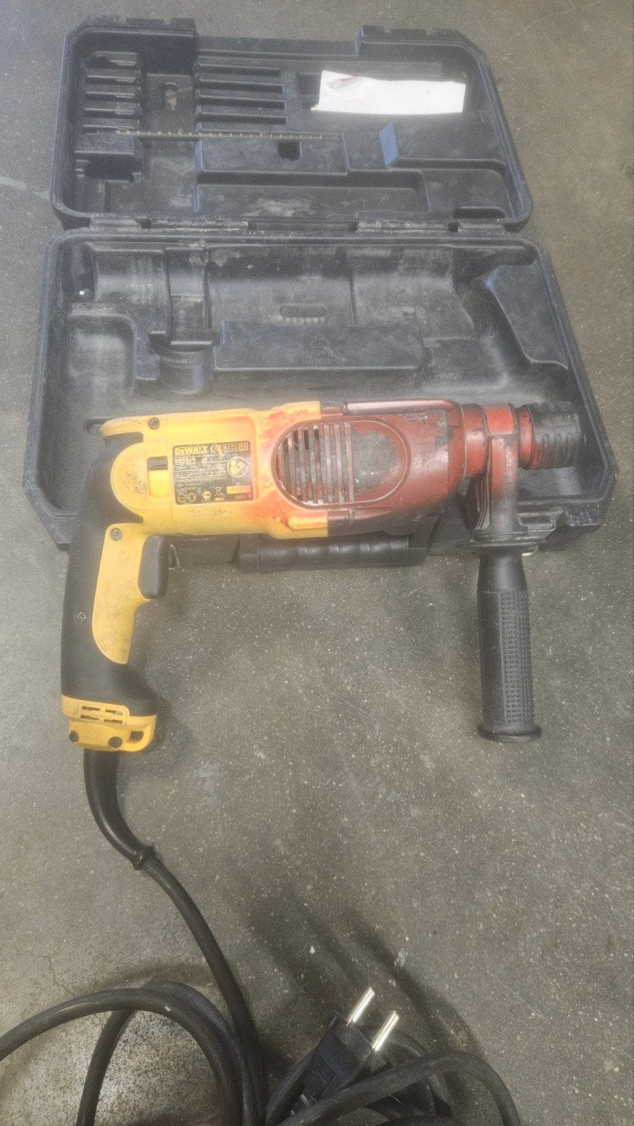 Dewalt Boorhamer met koffer - Gebruikt, Ophalen, Boor- en/of Breekhamer, Klopboormechanisme, Gebruikt