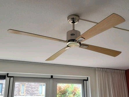 Casafan eco neo II Plafondventilator met afstandsbediening, Ophalen, Ventilator met afstandsbediening, Zo goed als nieuw, Plafondventilator
