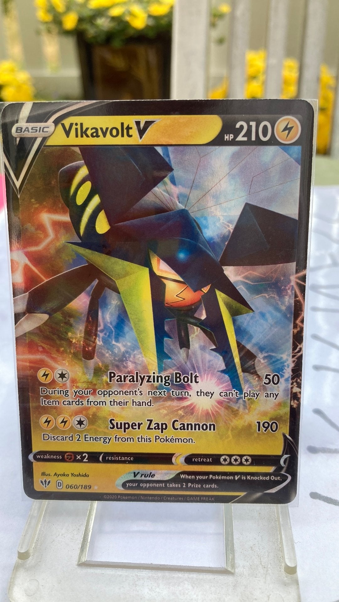Pokemon Vikavolt V 60/189 Darkness Alblaze 3,00 euro, Ophalen of Verzenden, Zo goed als nieuw