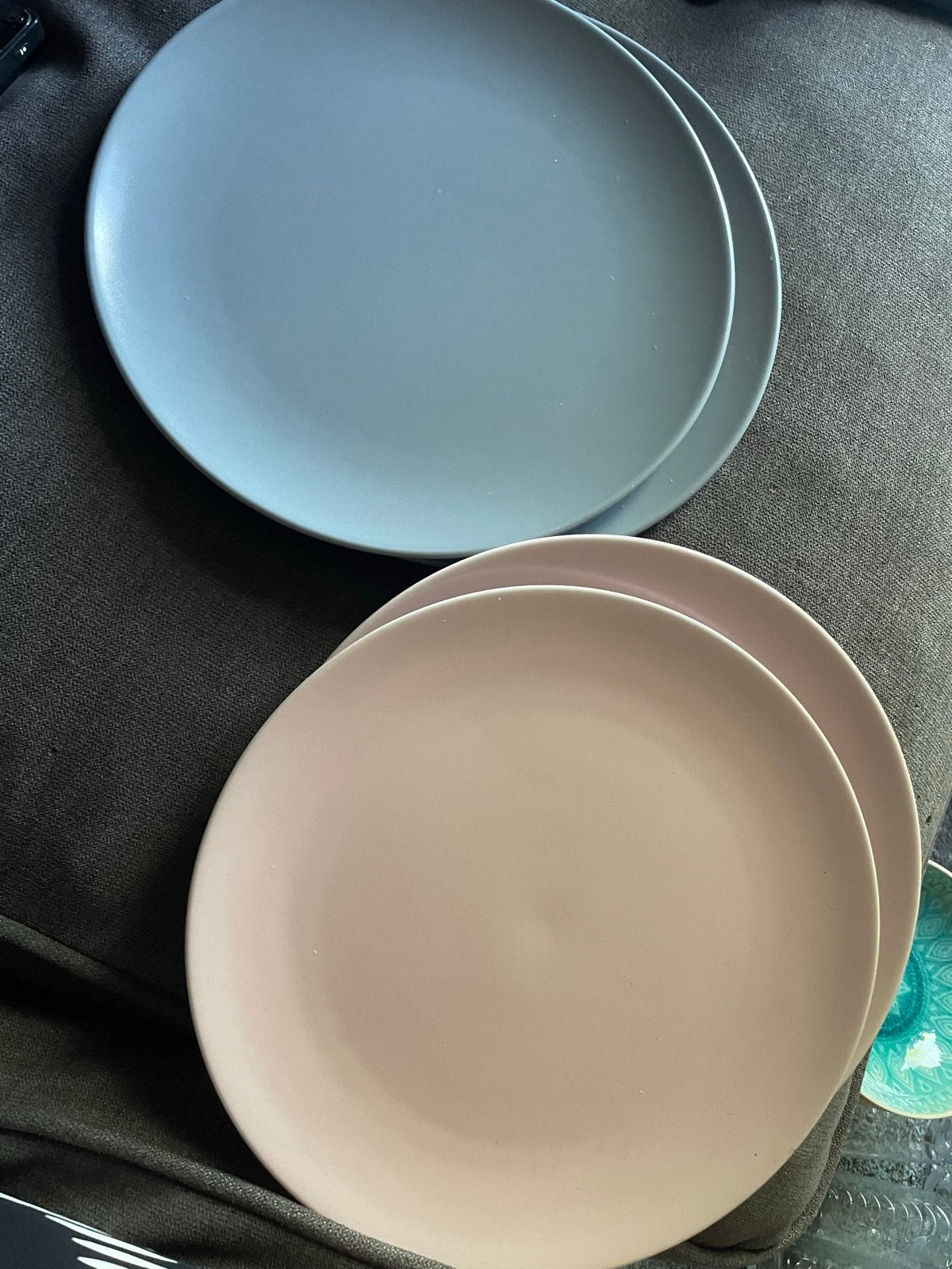 IKEA Eetborden - Roze en Blauw (4 stuks), Huis en Inrichting, Keramiek, IKEA, Ophalen of Verzenden, Zo goed als nieuw