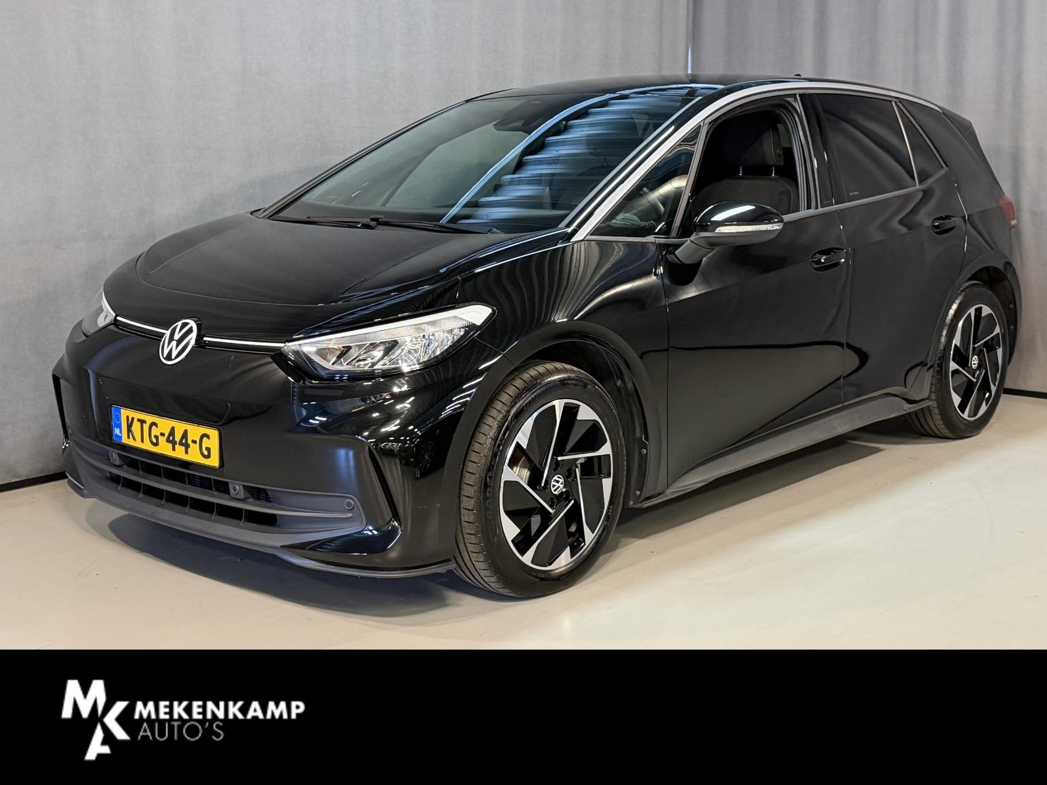 Volkswagen ID.3 Pure 52 kWh 18"/Adaptieve Cruise/Apple Carpl, Dealer onderhouden, Zwart, Automatische klimaatregeling, ID.3