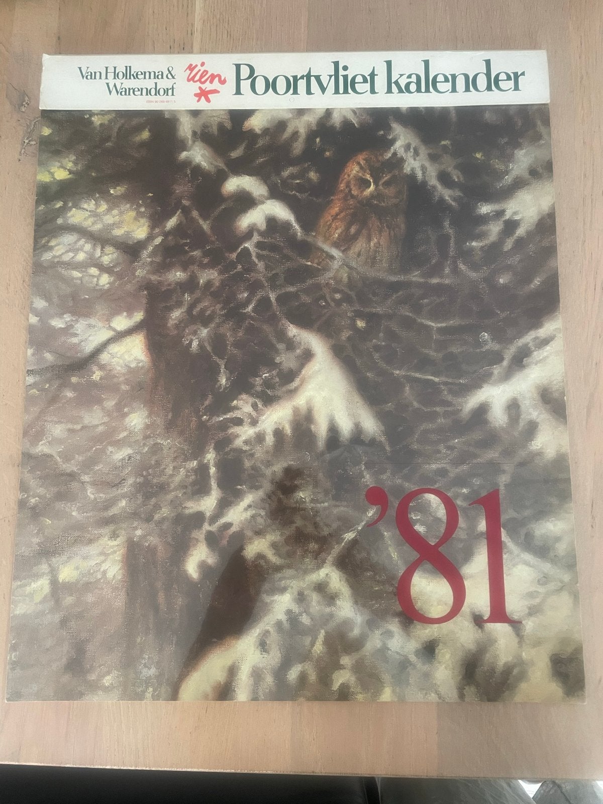 Rie Poortvliet kalender 1981, Ophalen of Verzenden, Maandkalender, Nieuw