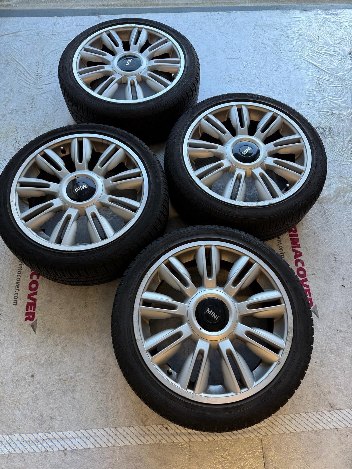 Mini Twin Spoke Velgen steekmaat 4x100, Ophalen, Gebruikt, Banden en Velgen, 17 inch