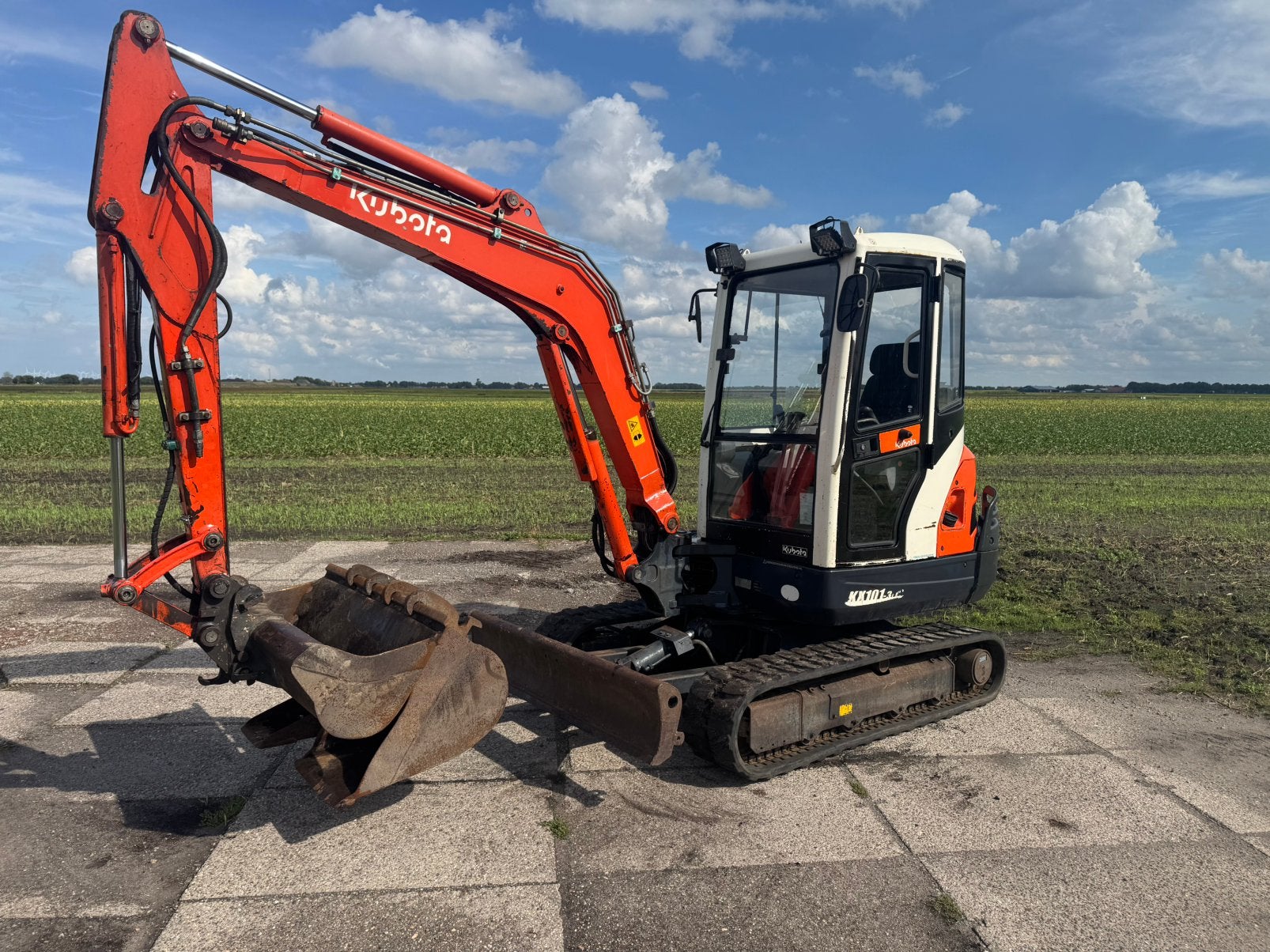 Kubota KX 101-3 Minikraan Midikraan 3.5ton MARGE minigraver, Zakelijke goederen, Ophalen, Graafmachine