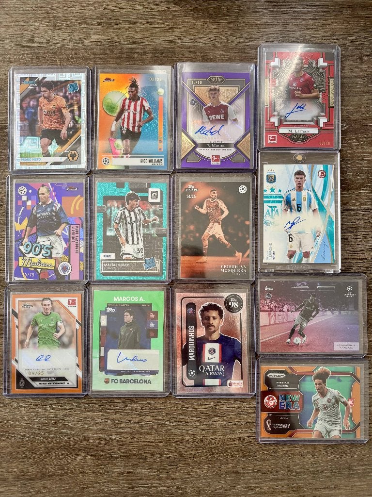 Div. Topps & Panini €10 per stuk, Verzenden, Zo goed als nieuw, Buitenlandse clubs, Spelerskaart