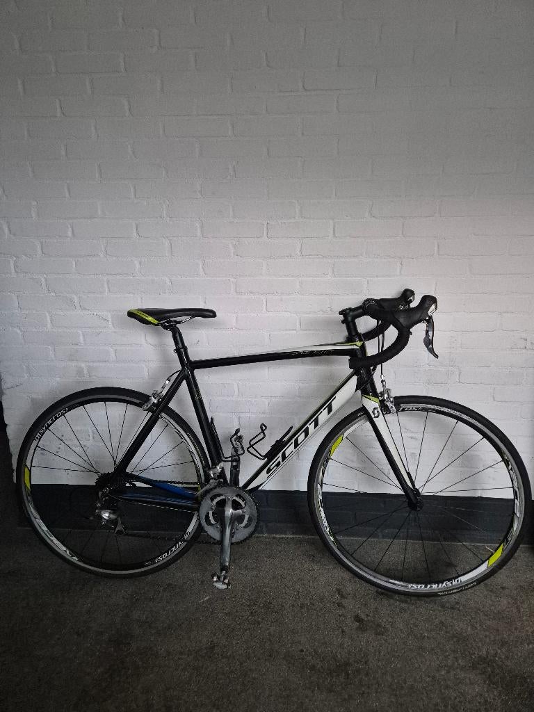 Scott speedster racefiets, Gebruikt, Velgrem, Aluminium, 15 tot 20 versnellingen