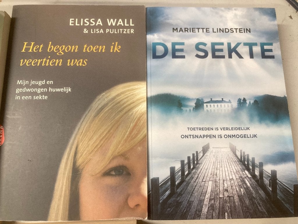 T.K. nog 3 boeken over Religieuze sekte en ontvoeringen, Boeken, Ophalen of Verzenden, Gelezen