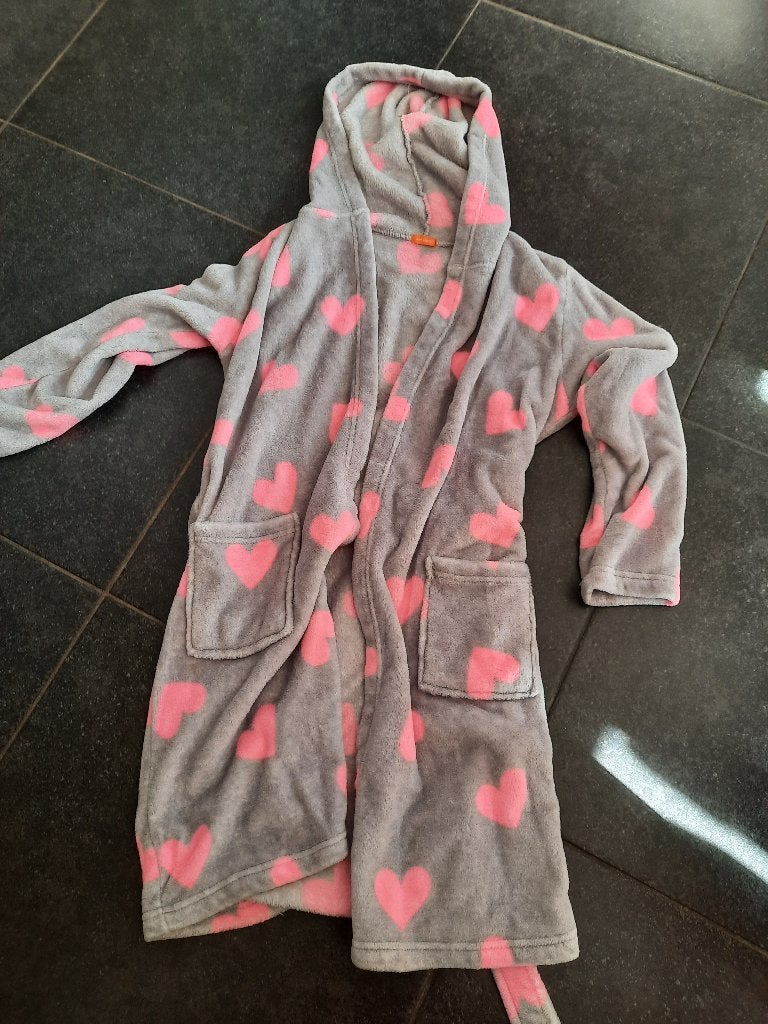 Hema badjas meisje 146/152, Kinderen en Baby's, Ophalen, Nacht- of Onderkleding, Gebruikt, Meisje
